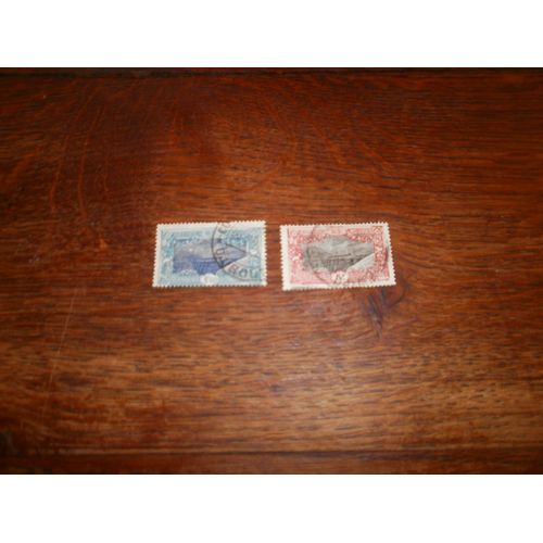 2 Timbres Des Cotes Française Des Somalie Oblitéres.