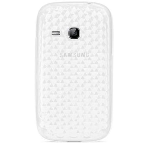 Coque Housse Gel Série Diamants Transparente Samsung Galaxy Young S6310