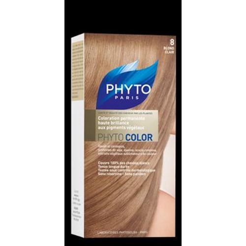 Phytosolba Phytocolor - Coloration N°8 Blond Clair - 125 Ml 