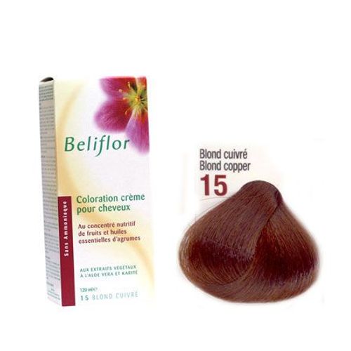 Beliflor Coloration Blond Cuivre N° 15 - 120 Ml 