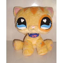 Peluche Plush Littlest Petshop Lps Chat Roux Cat Kitty (19x17cm)