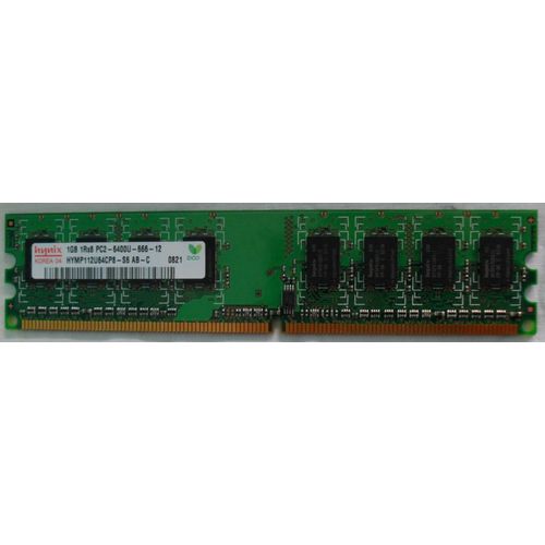 hynix 1GB 1RX8 PC2 6400U 666 -12  HYMP 112U64CP8 - S6 AB - C 0821