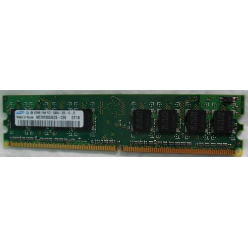 Samsung - Mémoire  512MB 1RX8 PC2 -5300U - 555 12 - ZZ M378T6553EZS - CE6 0718