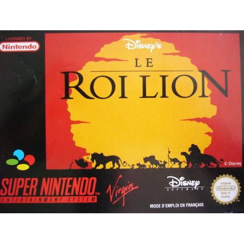 Le Roi Lion Snes Super Nintendo