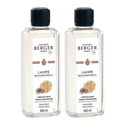 lot de 2 parfums lampe berger cèdre du liban