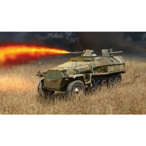 Maquette Véhicule Militaire : Sd.Kfz.251/16 Flamm-Italeri