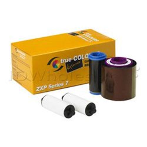 Zebra TrueColours ix Series - 1 - couleur (cyan, magenta, jaune, noir, transparent) - ruban d'impression - pour ZXP Series 7