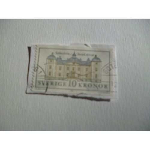 Timbre "Suède :Château De Strömsholm Barock 1670".1991.