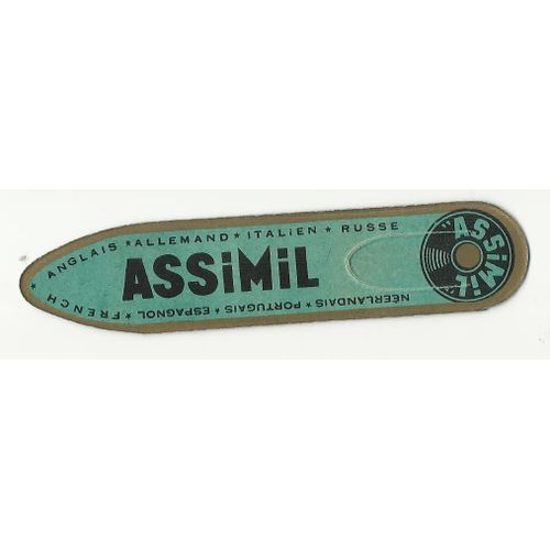 Marque Page Ancien Assimil