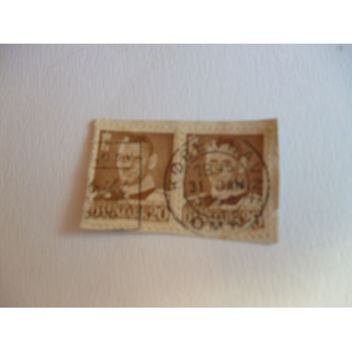 Timbres  "Danemark :Lot De Deux Rois ".