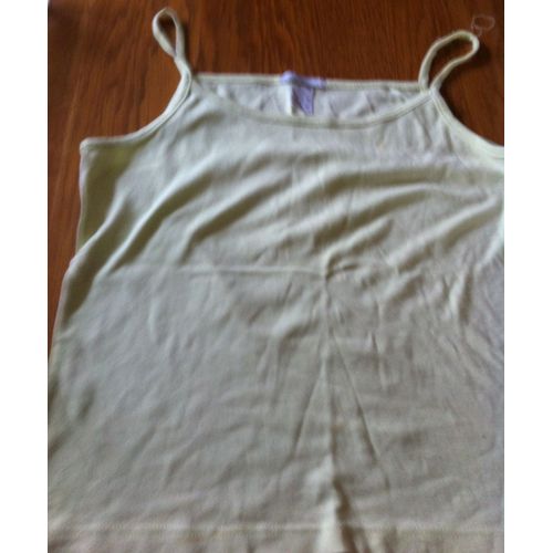 T-Shirt À Bretelles Jaune T 42/44 Comme Neuf