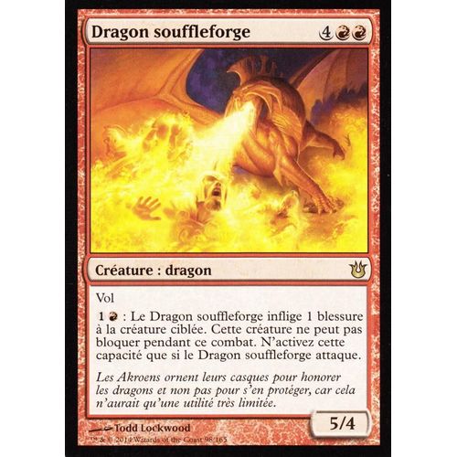 Dragon Souffleforge  Foil  Créations Divines Vf