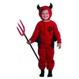 Déguisement Diable Garçon Halloween, Taille 3 À 4 Ans