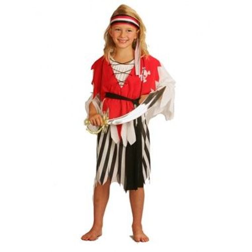 Déguisement Pirate Fille, Taille 10 - 12 Ans (L)