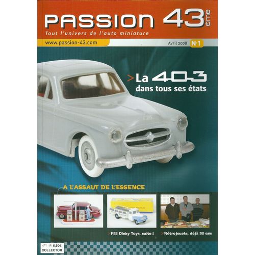 Passion 43 Auto Miniature Collection Jouet N° 1