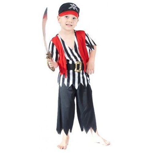 Déguisement Pirate Garçon, Taille 3 À 4 Ans