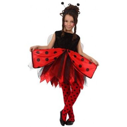 Déguisement Coccinelle Fille, Taille 7 À 9 Ans