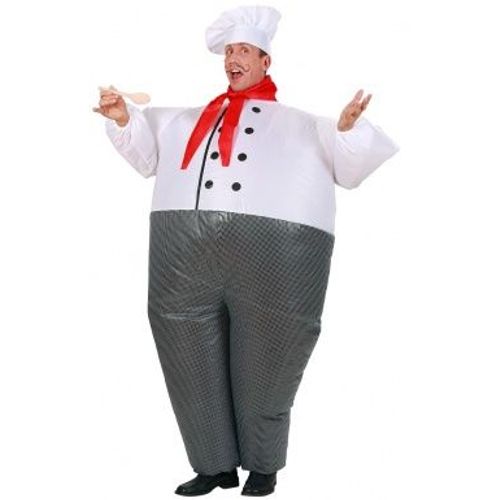 Déguisement Chef Cuisinier Gonflable Adulte, Taille Taille Unique