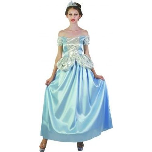 Déguisement Princesse Bleue Femme, Taille Medium