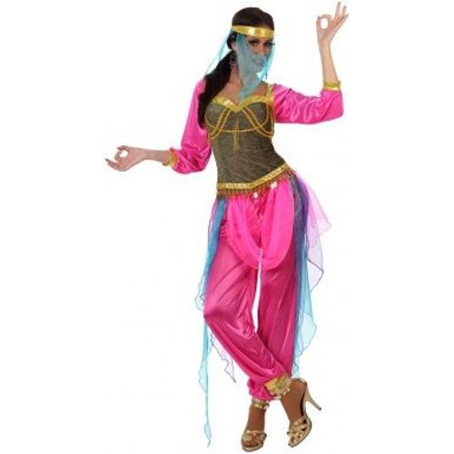 Déguisement Danseuse Arabe Rose Adulte, Taille M / L