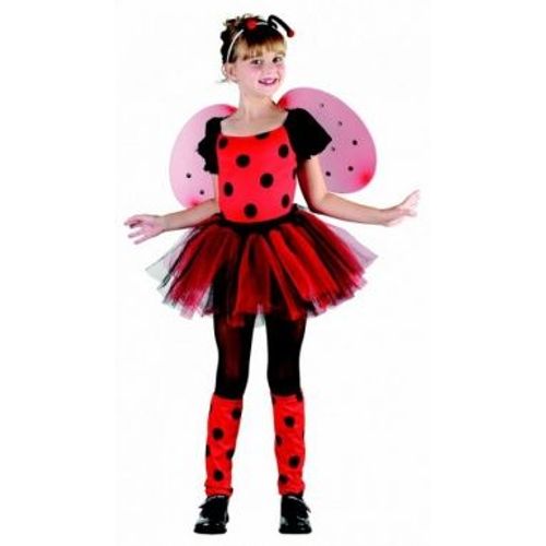 Déguisement Coccinelle Fille , Taille 10 - 12 Ans (L)