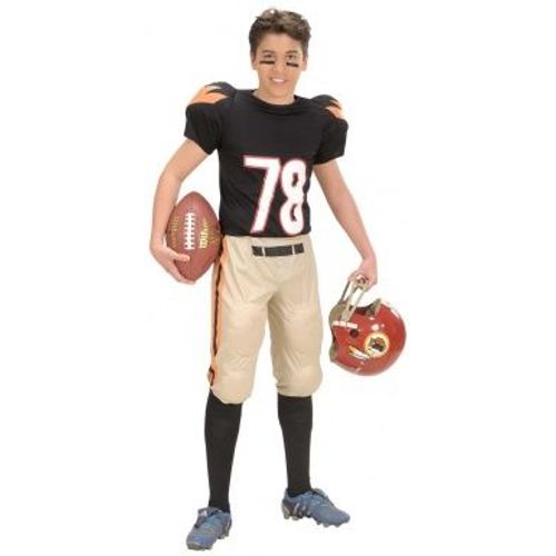 Déguisement Footballeur Américain Garçon, Taille 8 À 10 Ans