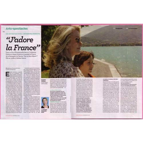 Le Nouvel Observateur N°2548, Coupure De Presse, Catherine Deneuve