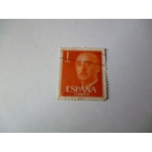 Timbre " Espagne :Général Franco".
