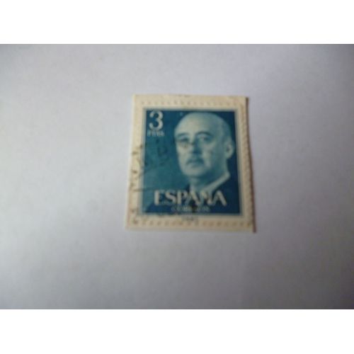 Timbre " Espagne :Général Franco".
