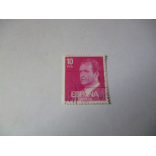 Timbre"Espagne :Roi Juan Carlos".