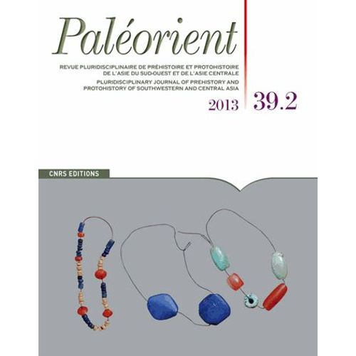 Paléorient N° 39-2/2013