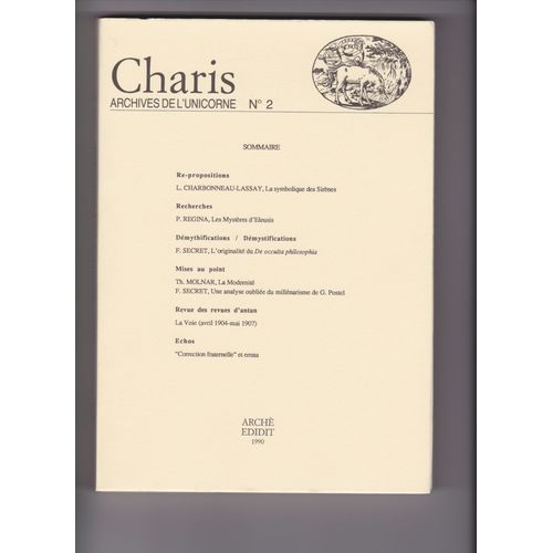 Charis - Archives De L'unicorne N°2