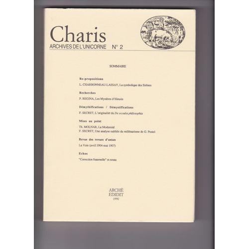 Charis - Archives De L'unicorne N°2