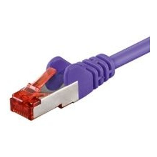 Câble réseau, Ethernet/Lan catégorie 6 SSTP, violet, 0.5m cd93535
