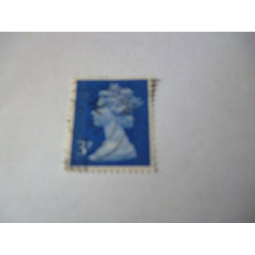 Timbre " Royaume Uni :Queen Elisabeth ".