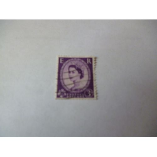 Timbre"Royaume Uni :Queen Elisabeth". Er