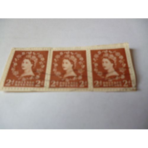 Timbres "Royaume Uni Lot De 3 Timbres".