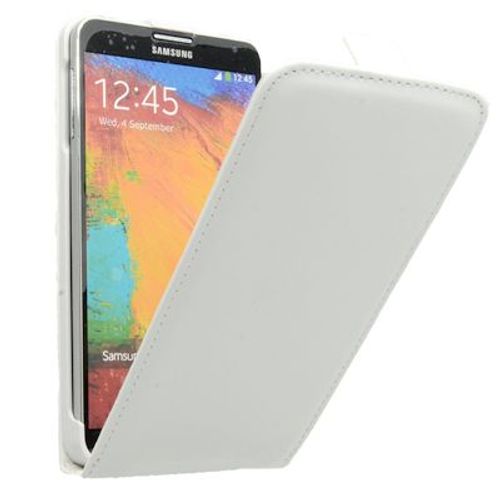 Etui Rabat Blanc Pour Samsung N9000"Galaxy Note3"