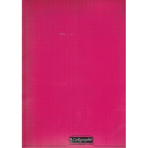 Clairefontaine Cahier Piqué 24x32cm 96p Séyès 90g Rose
