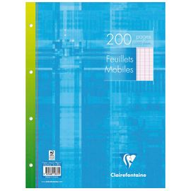 Clairefontaine  Feuillets Mobiles Sous Film 24x32 200p Séyès