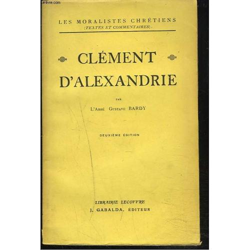 Clement D'alexandrie.
