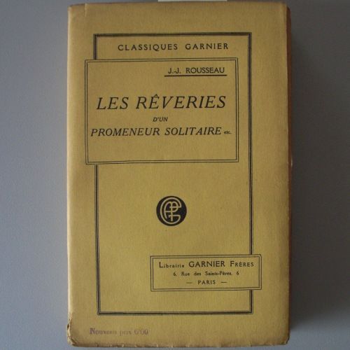 Les Rêveries D'un Promeneur Solitaire