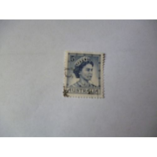 Timbre " Australie :Queen Elisabeth".
