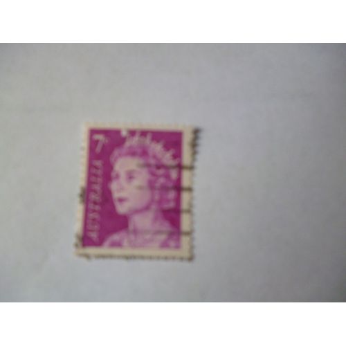 Timbre " Australie :Queen Elisabeth".