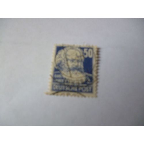 Timbre "Allemagne :Deutsche Post : Karl Marx".