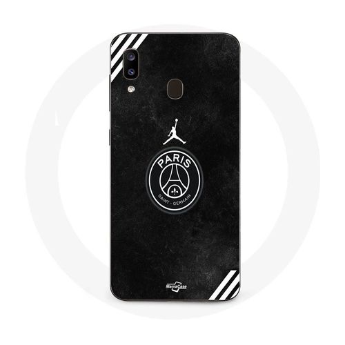 Coque Samsung Galaxy A20e Psg Jordan Logo Noir