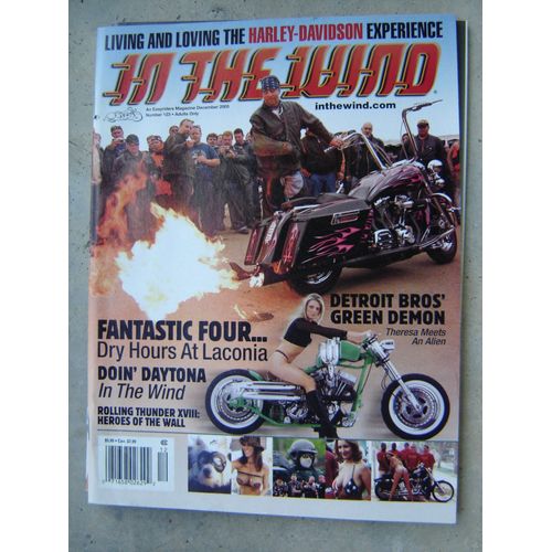 In The Wind  N° 123 : Fantastic Four Dry Hours At Laconia, Detroit Bros' Green Demon