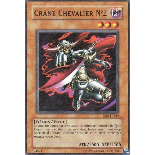 Db2-Fr129 - Crane Chevalier N°2 - Yu Gi Oh! - Français - Commune - C