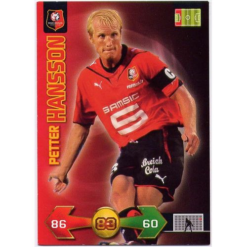 Carte Panini Adrenalyn Foot 2010 - Petter Hansson  - Rennes