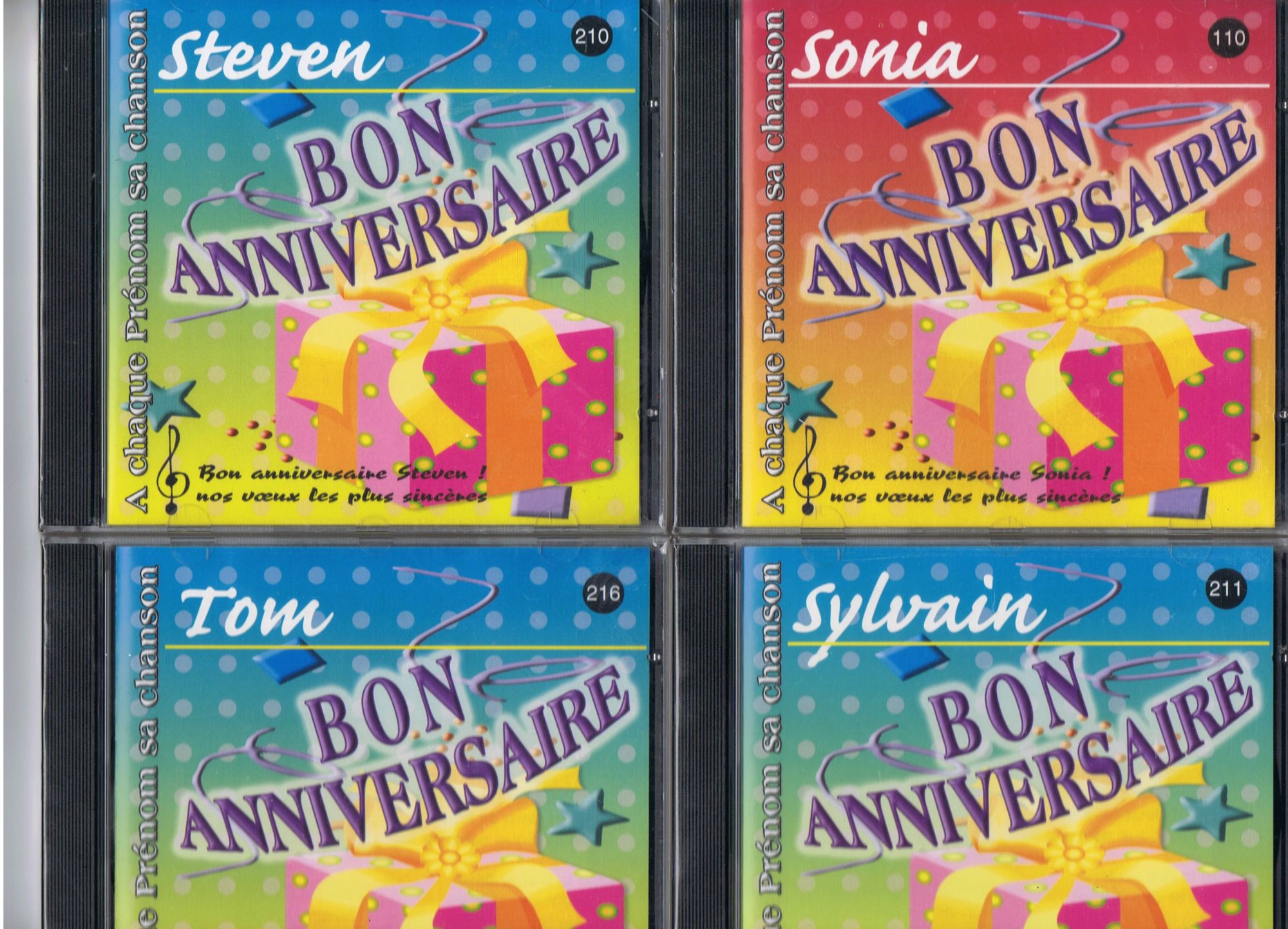 Cd Prenom Bon Anniversaire Sonia Steven Sylvain Ou Tom Rakuten